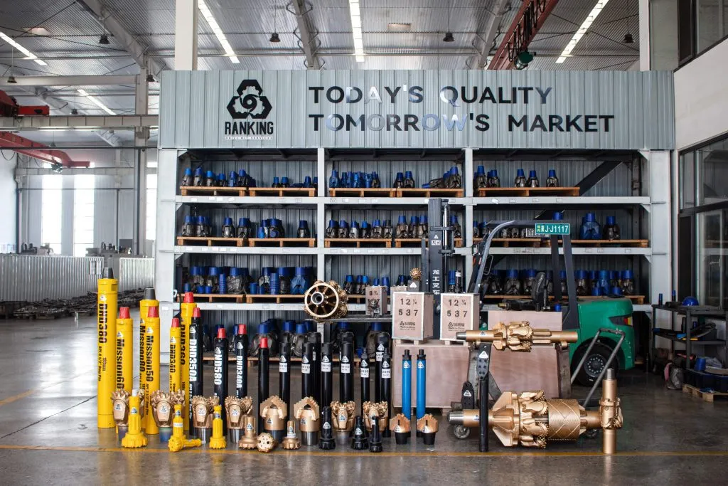 Drilling tools arranged at the Ranking Bit factory